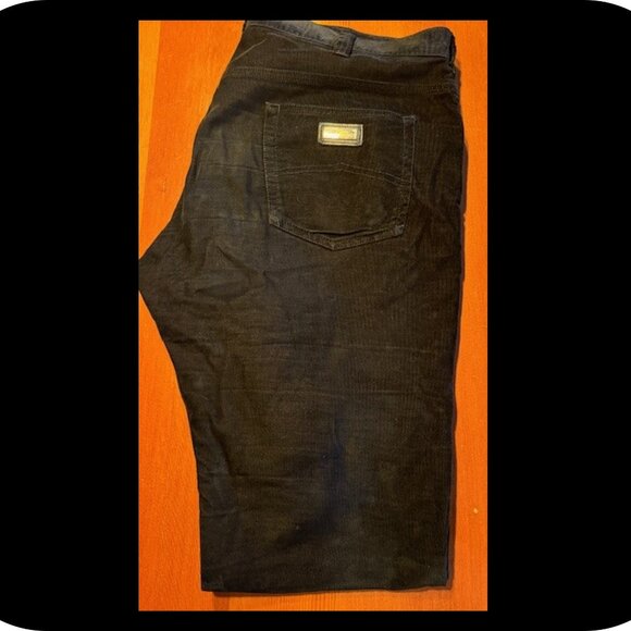 Armani Black Fine Corduroy Pant - Picture 5 of 5